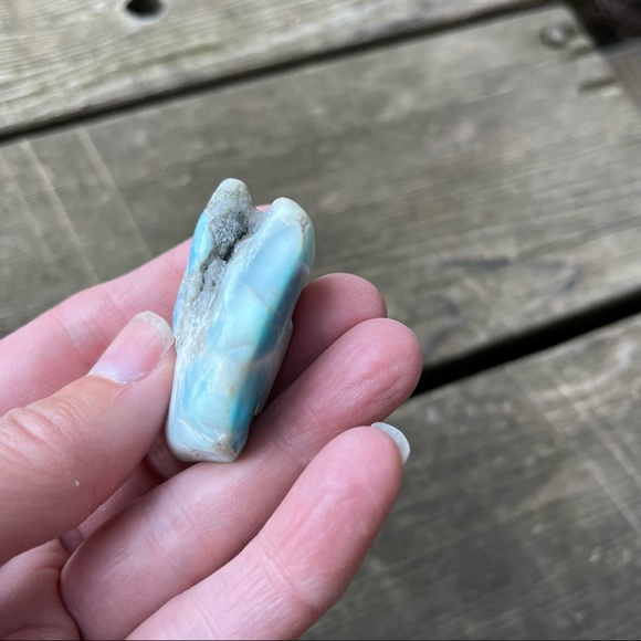 Larimar Gemstone Tumbled Rare Stone - Picture 11 of 16